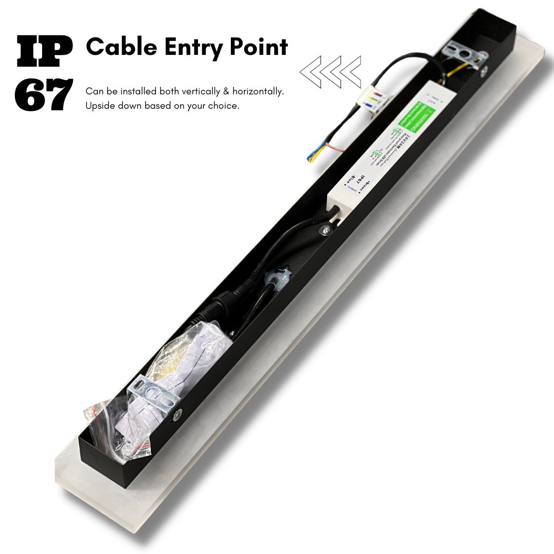 Outdoor Wall Lamp | Linear LED, IP65 Waterproof, Dimmable