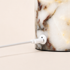 Wynne | Rechargeable Table Lamp | Calacatta Viola Marble, Cordless, Dimmable | White