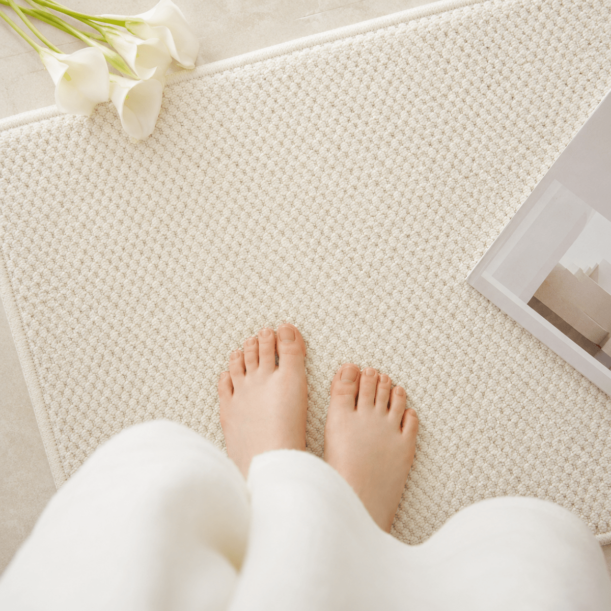 Absorbent Door Mat Quick Drying Non Slip Woven Machine Washable