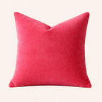 Flamingo Pink Velvet - Cushion Cover Decorative Throw Pillow