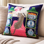 Leopard Velvet Cushion Cover - Animal Print Decorative Pillow