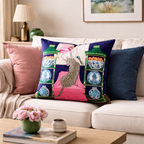 Leopard Velvet Cushion Cover - Animal Print Decorative Pillow