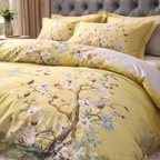 Floral Duvet Cover Set - Vintage Botanical Bedding King Queen