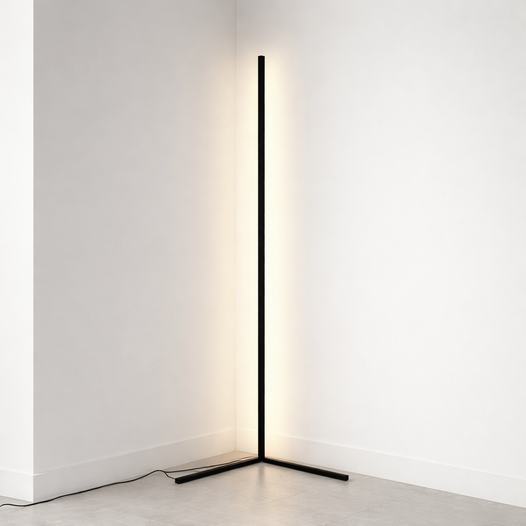 Minimalist LED Floor Lamp -  Dimmable Corner Light