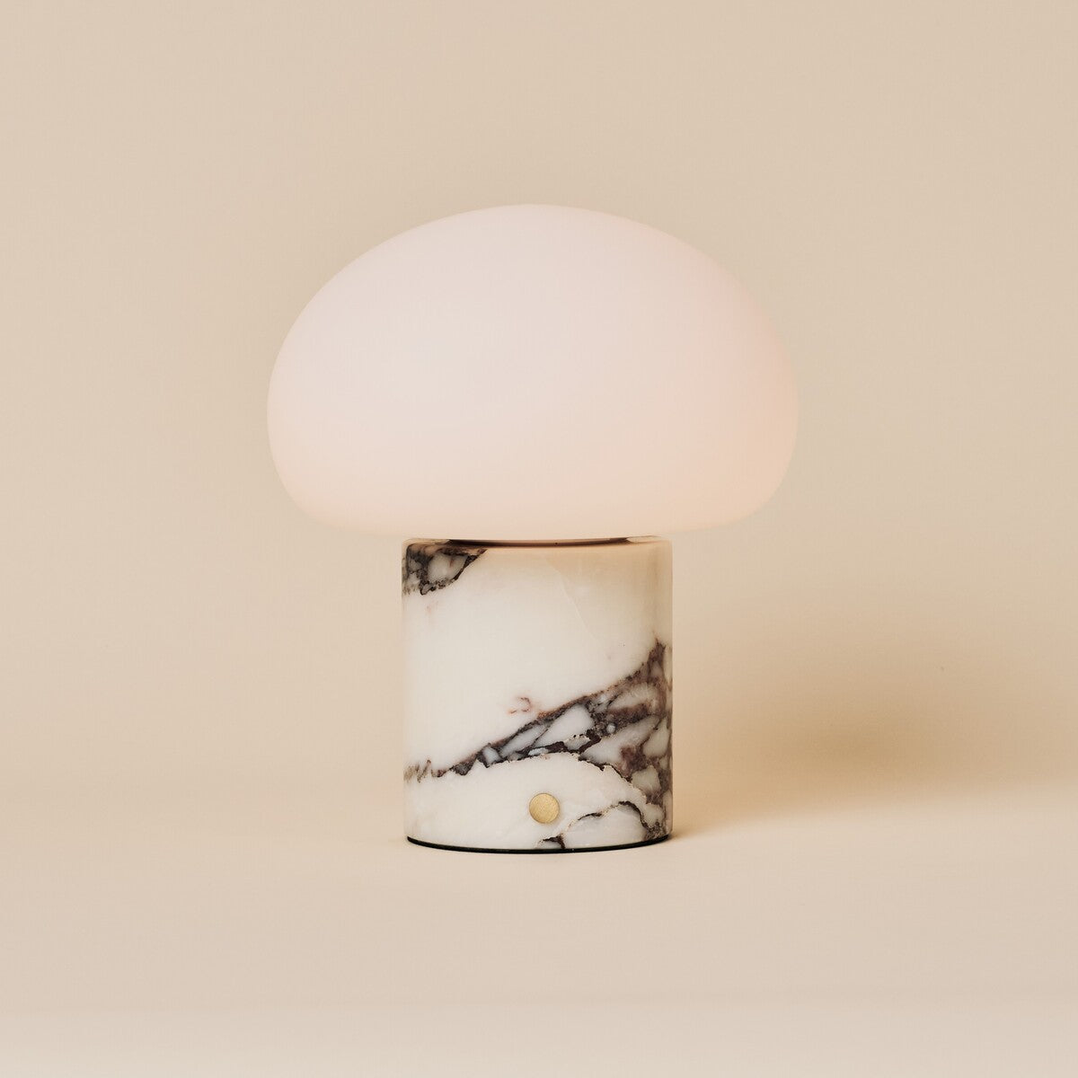Rechargeable Table Lamp | White Marble, Cordless, Dimmable | USB-C
