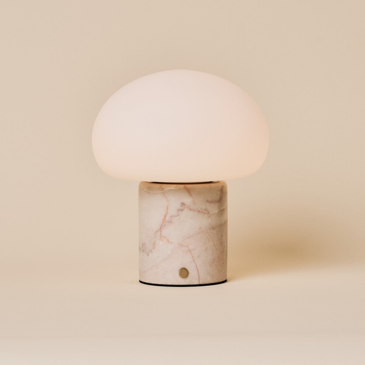 Rechargeable marble table lamp cordless dimmable modular design with USB-C charging