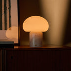 Rechargeable marble table lamp cordless dimmable modular design with USB-C charging