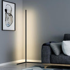 Indoor LED floor lamp RGB corner light dimmable aluminium, 142 cm modern design