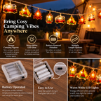 Camping String Lights | LED Tent & Camper Design, Battery Powered