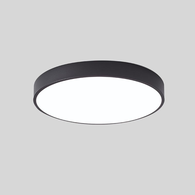 LED Ceiling Light Round Flush Mount | Iron &, Multi-Size | Galia