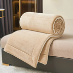 Fleece Blanket Warm Flannel Throw, Plush Soft for Winter Bed