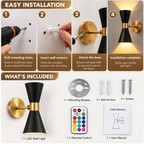 LED Wall Light RGB Color Changing | Modern Ambient Lighting