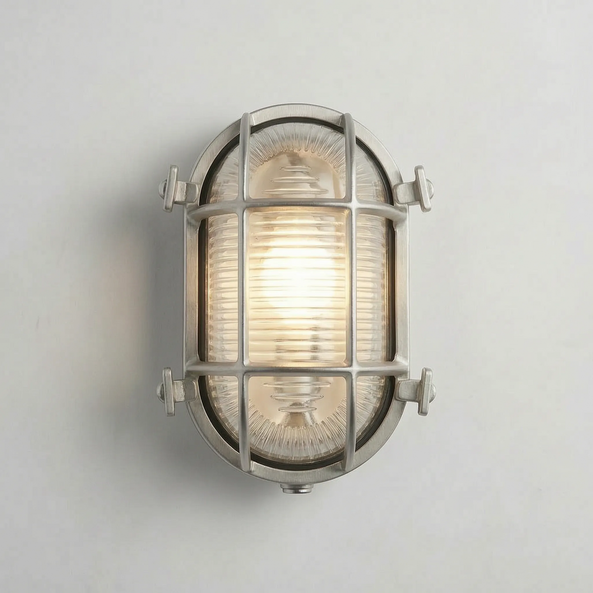 Industrial Style Wall Light | Caged Outdoor Sconce, E27
