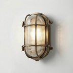 Industrial Style Wall Light | Caged Outdoor Sconce, E27