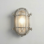 Industrial Style Wall Light | Caged Outdoor Sconce, E27