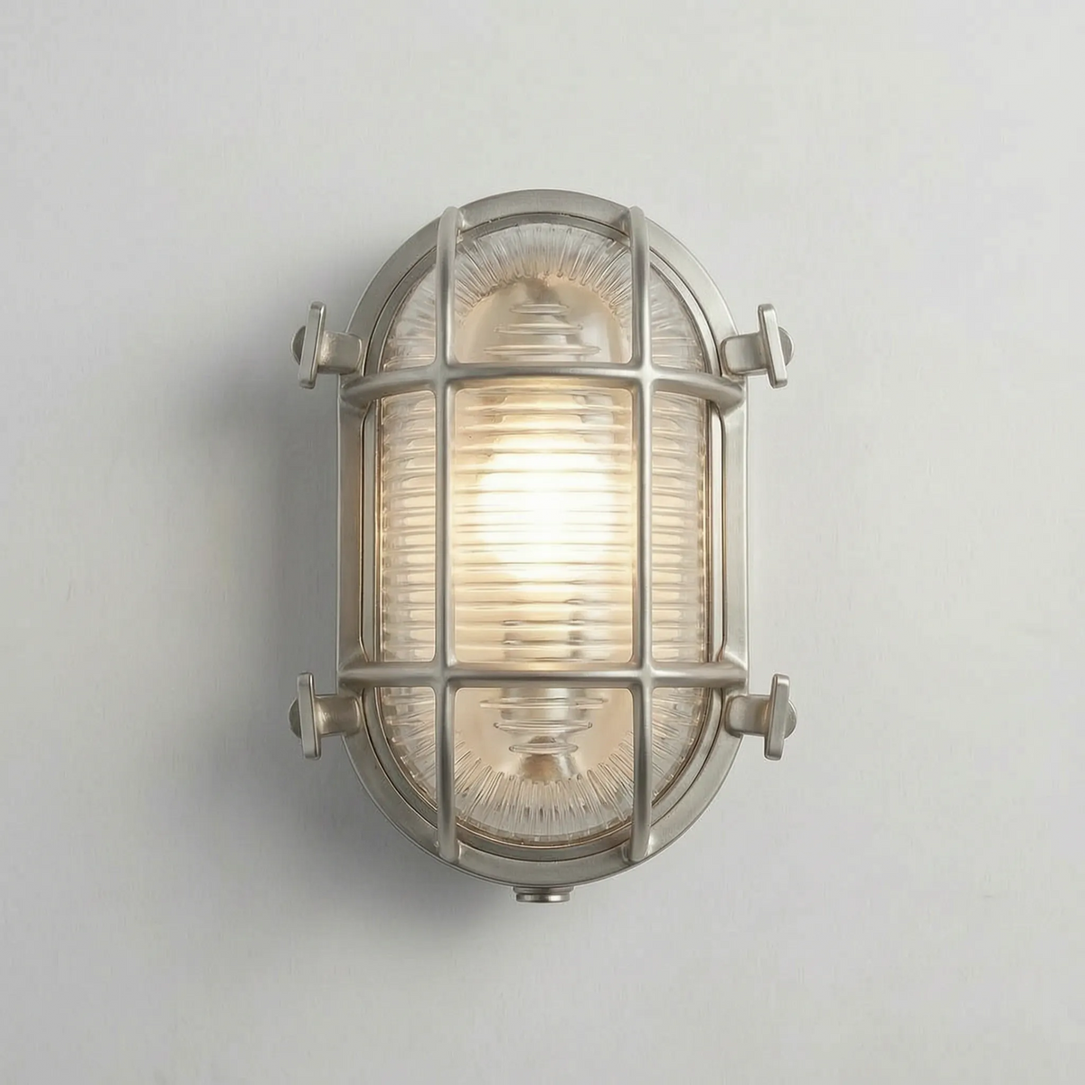 Industrial Style Wall Light | Caged Outdoor Sconce, E27