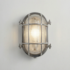 Industrial Style Wall Light | Caged Outdoor Sconce, E27