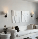 Wireless USB rechargeable LED wall light with remote control and 3 colour modes