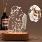 Personalised Photo Lamp | Custom LED Picture Light, Romantic Gift for Couples