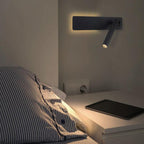 Wall reading light adjustable head LED indoor modern design, matte metal finish