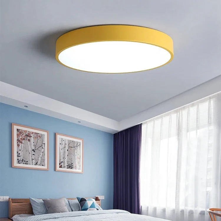 Round LED ceiling light modern design, energy-efficient, available in 30cm 40cm 50cm