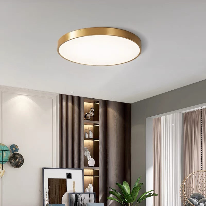 LED Ceiling Light Round Flush Mount | Iron &, Multi-Size | Galia