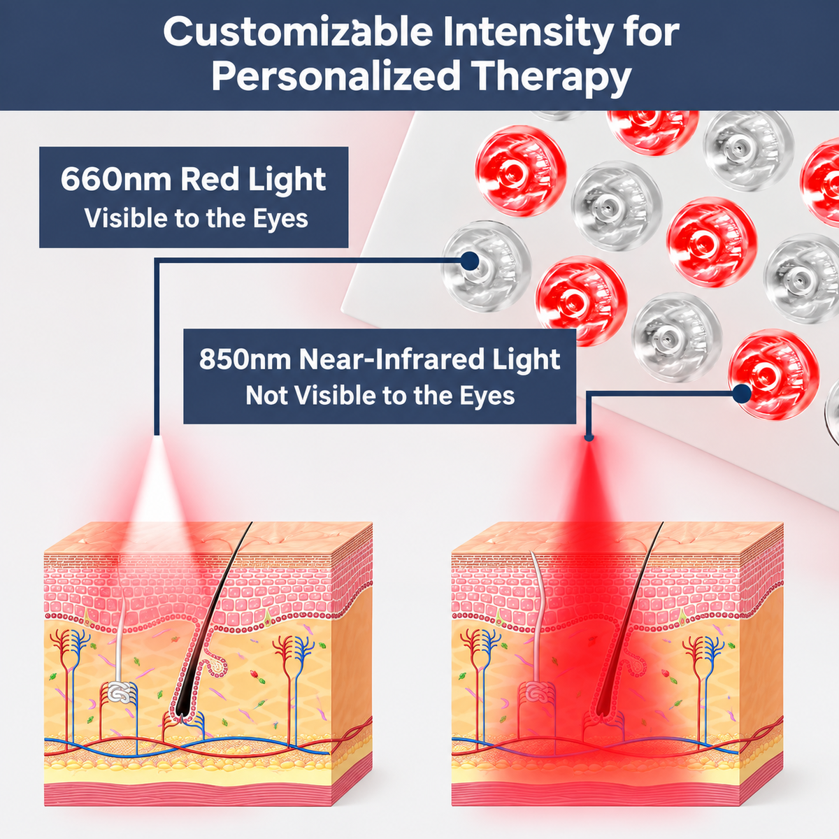 Red Light Therapy Device | Skin Rejuvenation, Anti-Aging | Home Use