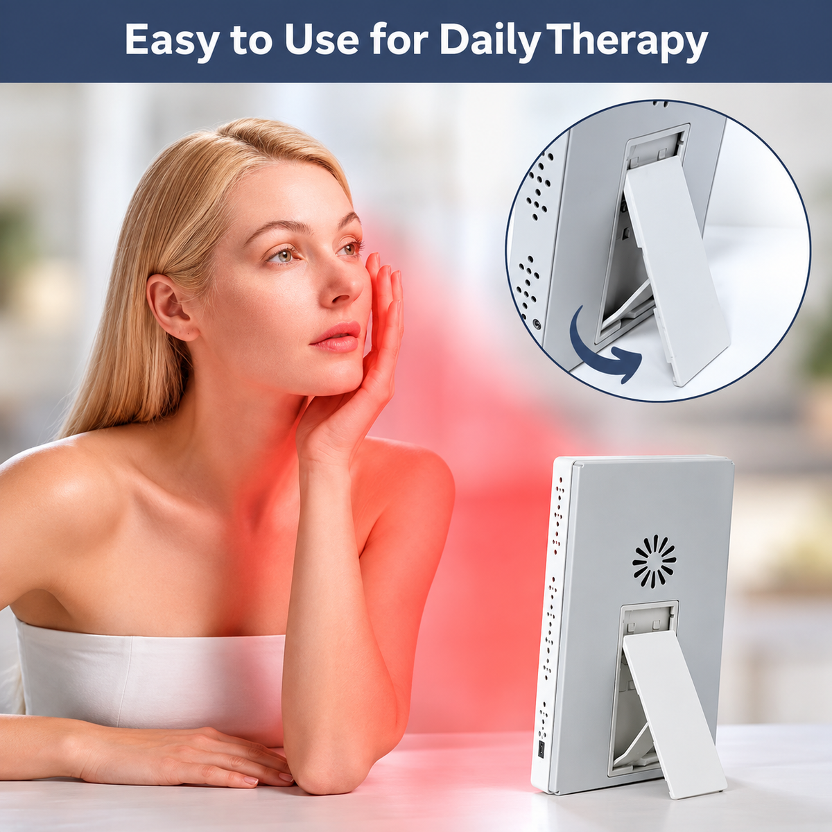 Red Light Therapy Device | Skin Rejuvenation, Anti-Aging | Home Use