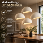Pendant Light | Modern Dimmable, Ambient Home Lighting | E27, Adjustable