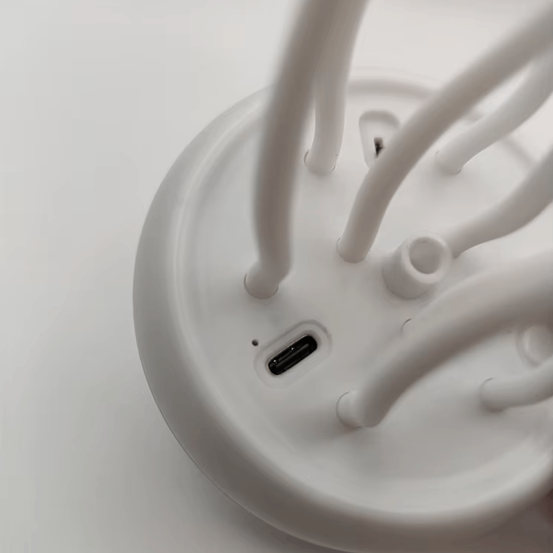 LED jellyfish lamp with RGB color-changing voice-activated night light