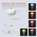 LED jellyfish lamp with RGB color-changing voice-activated night light