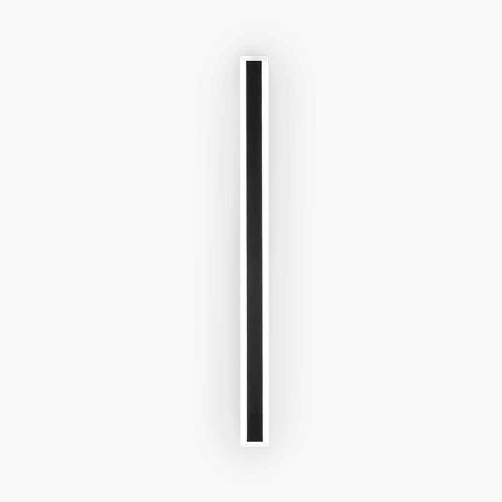 Outdoor wall lamp linear LED with IP65 waterproof transparent acrylic shade