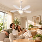 Socket Fan Ceiling | Remote Control, LED Light, Energy Saving