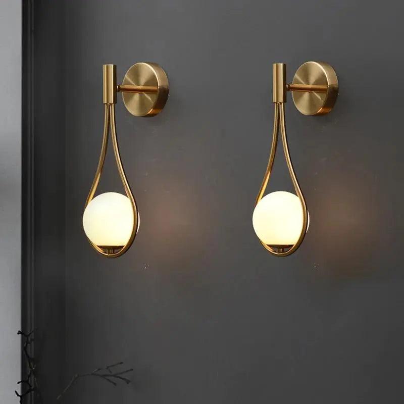 Nordic wall light modern minimalist accent lamp, E27, sleek interior design