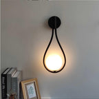 Nordic wall light modern minimalist accent lamp, E27, sleek interior design