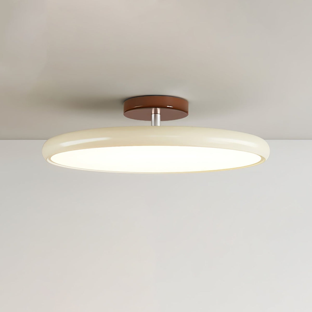 Adjustable flush mount ceiling light dimmable modern minimalist design for bedroom and living room