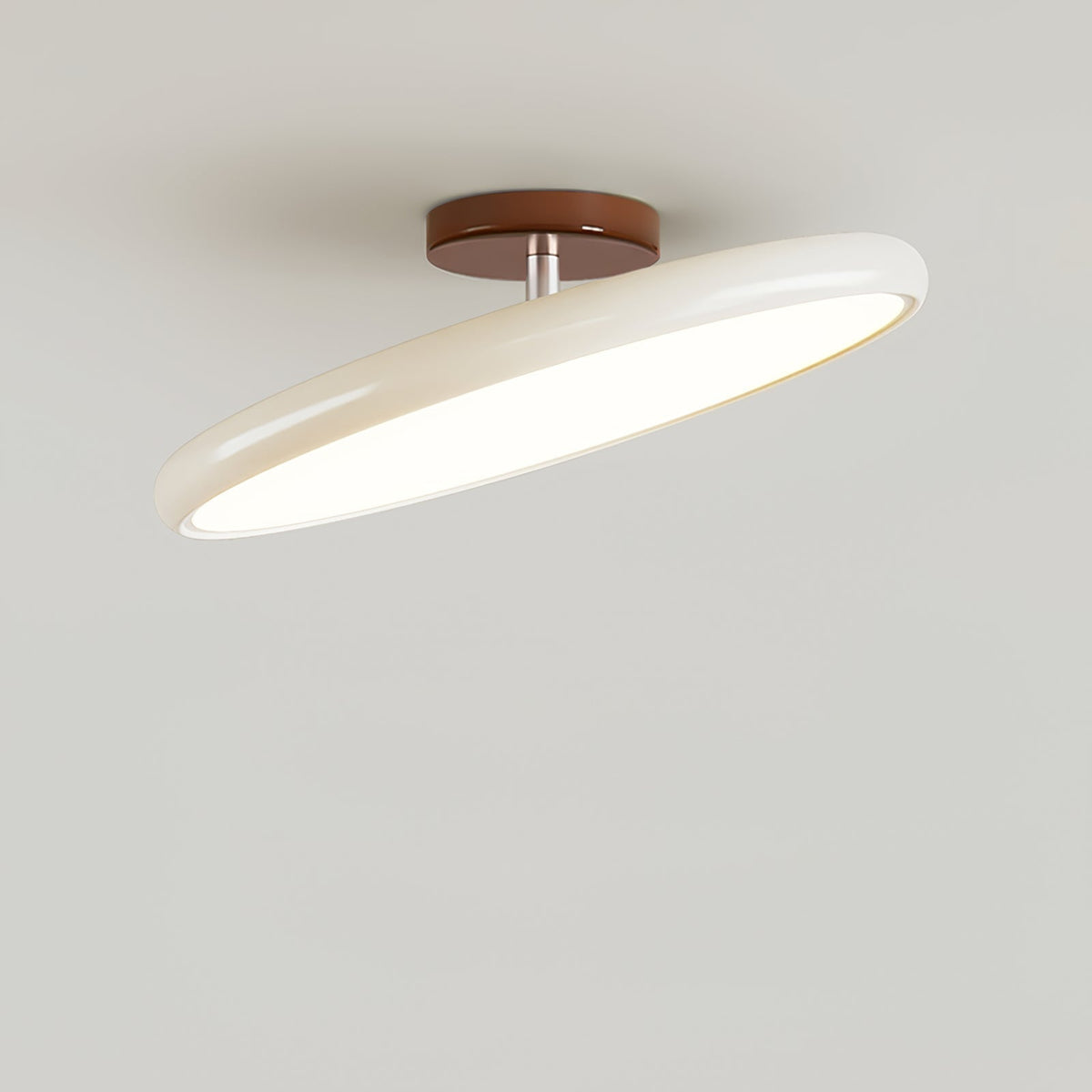 Adjustable flush mount ceiling light dimmable modern minimalist design for bedroom and living room