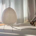 Onile Japanese Table Lamp - Minimalist Rice Paper - Warm Light