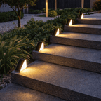 Solar path lights outdoor garden waterproof IP67 dusk-to-dawn auto sensor