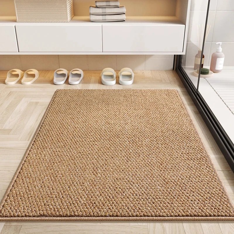 Absorbent Door Mat Quick Drying Non Slip Woven Machine Washable