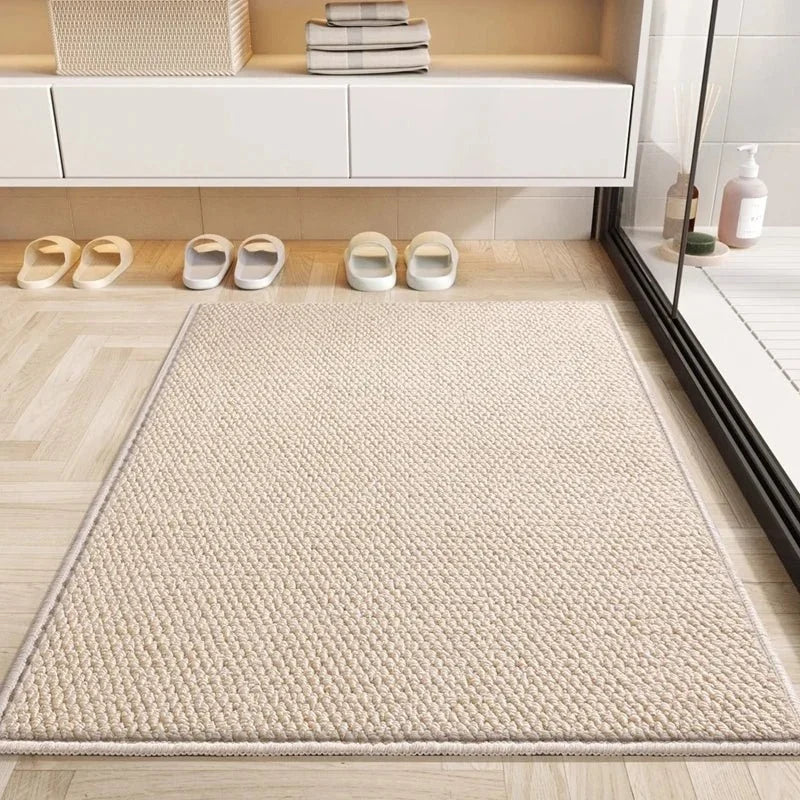 Absorbent Door Mat Quick Drying Non Slip Woven Machine Washable