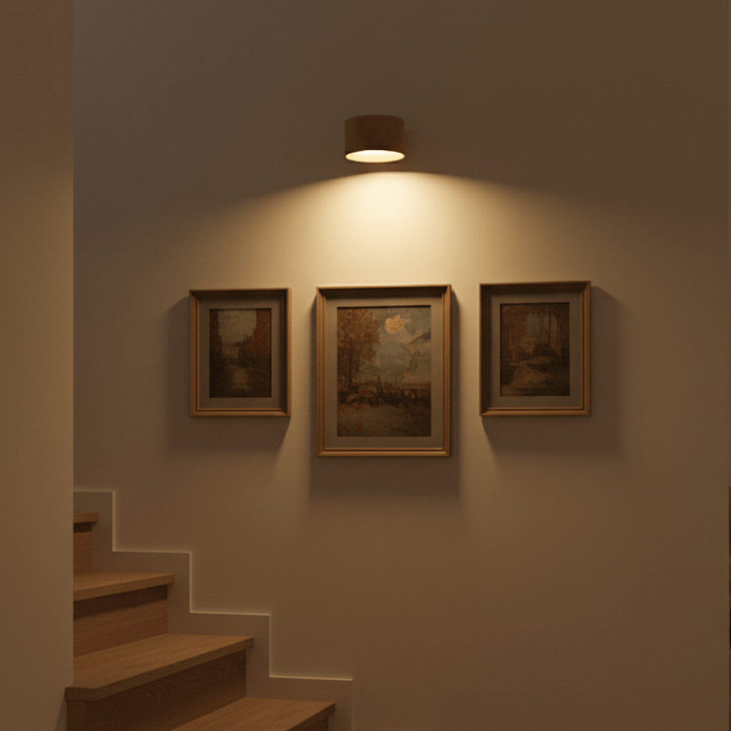 Wall Light | Wireless Nordic, Remote Control | Oak, White, Black