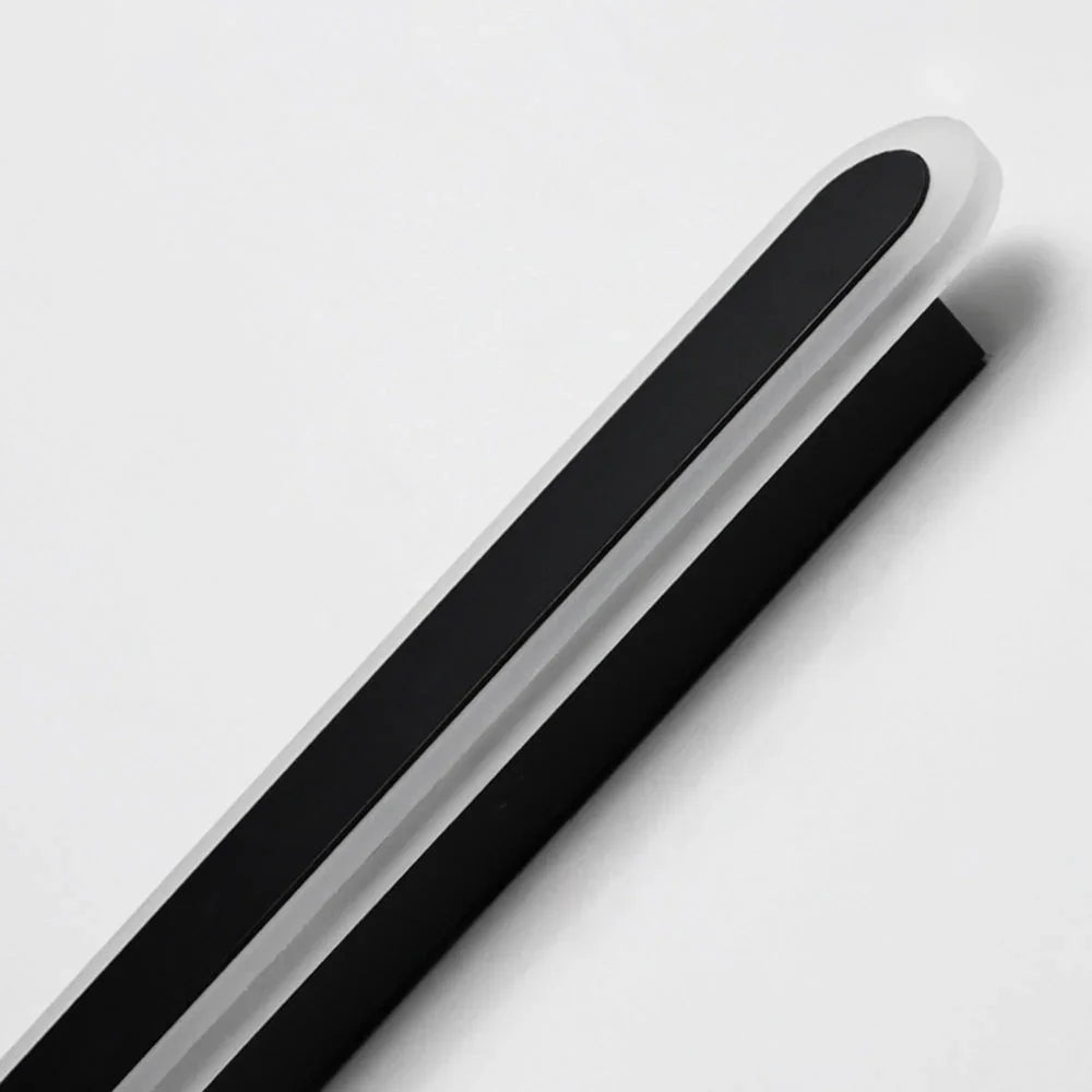 Linear outdoor wall light IP65 dimmable LED minimalist black metal