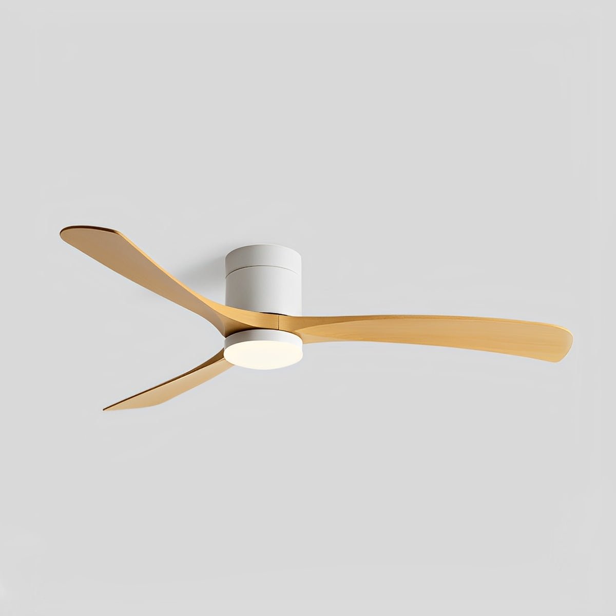 Ceiling fan with LED light, 6 speeds, reversible motor, modern design