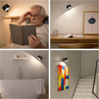 Wall Light | Wireless Nordic, Remote Control | Oak, White, Black