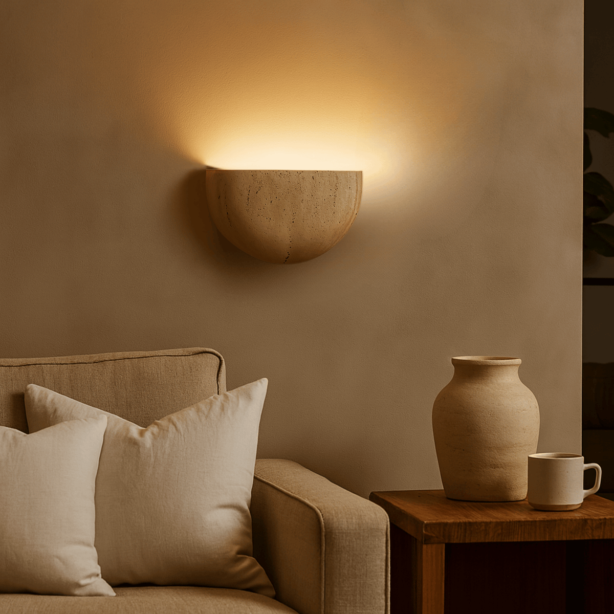 LED wall light minimalist modern cylindrical compact indoor wall mounted