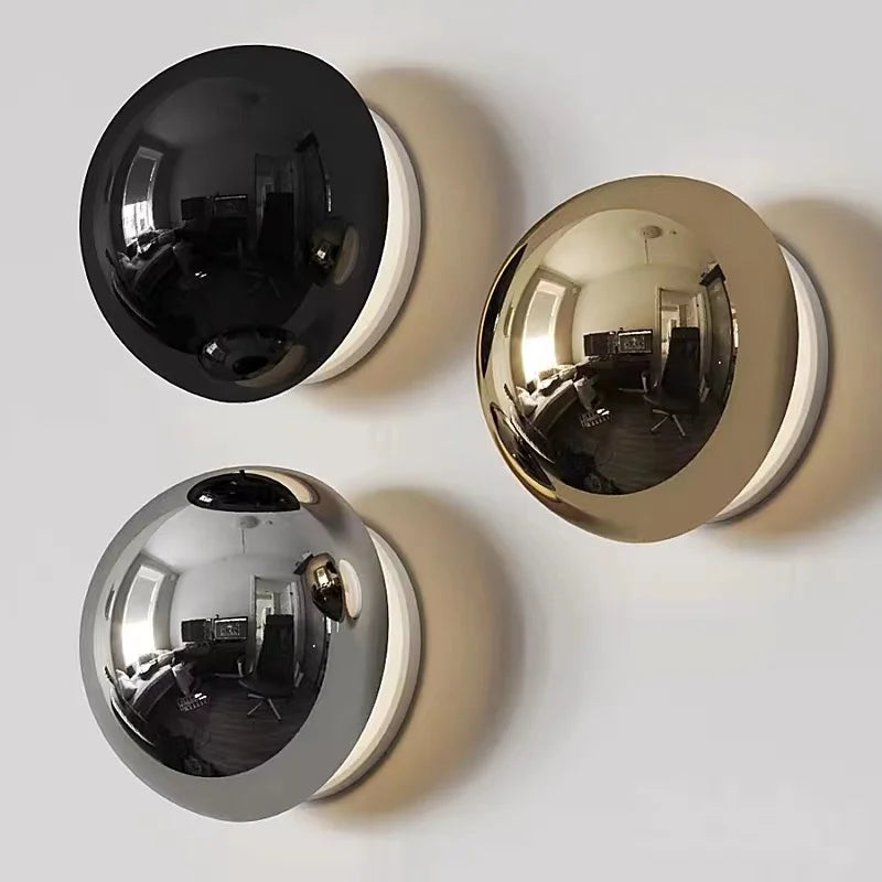 LED wall light modern minimalist ambient indoor, slim wall-mounted fitting