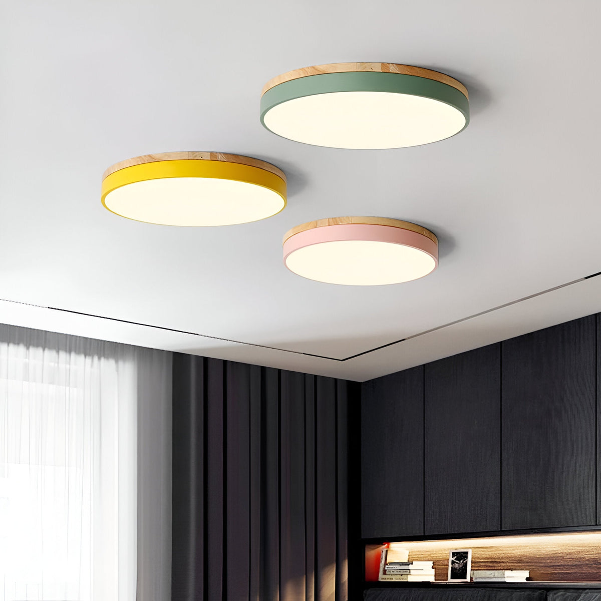 Flush Mount Ceiling Light LED Round | Diffuser, Nordic Style