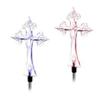 Solar path lights LED multicolor outdoor garden stake lights