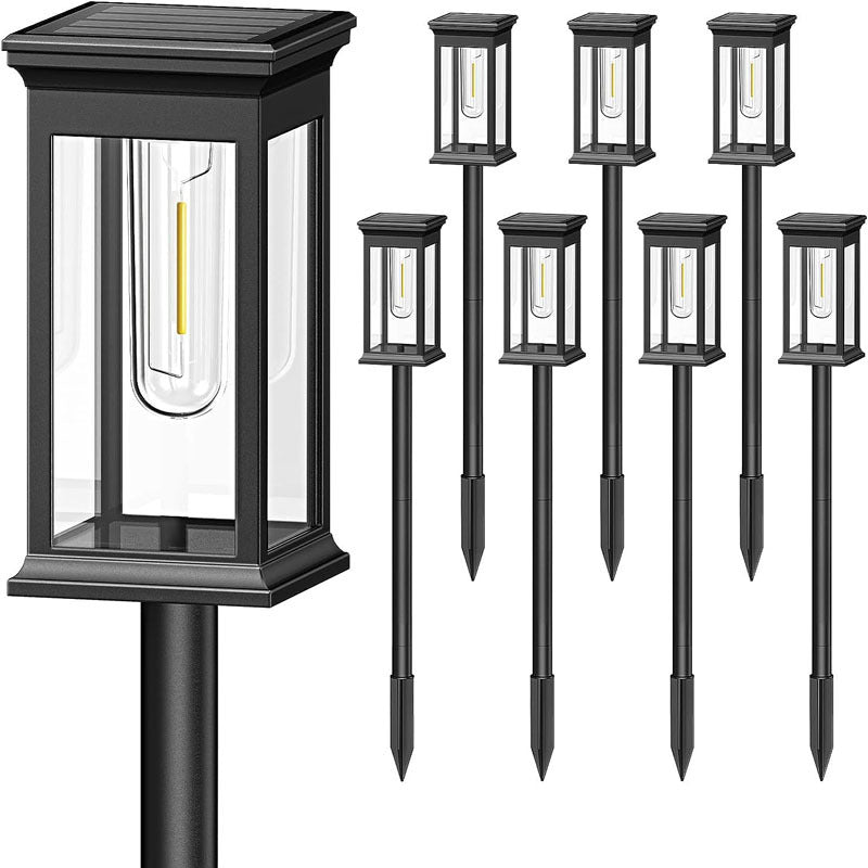 Solar Path Lights Outdoor Waterproof Garden Walkway Lawn Lights